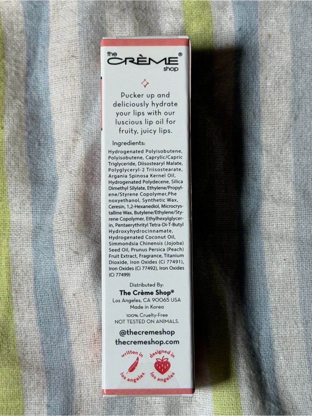 Luscious lip oil - Peach Cobbler